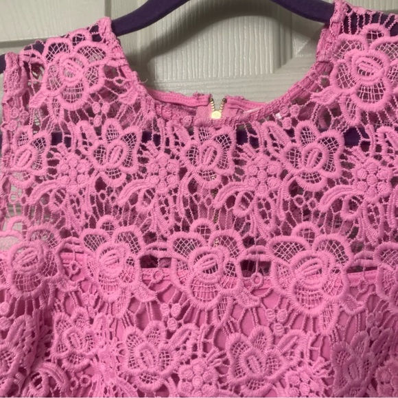 Nanette Lepore NWT - w’s large tanktop - pinkish/purple floral design - Picture 4 of 8